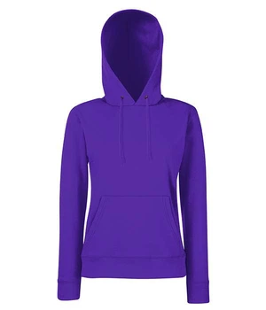 Толстовка женская Fruit of the Loom Classic hooded sweat XS Фиолетовый (0620380PEXS)