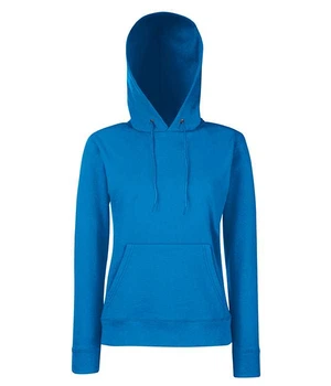 Толстовка женская Fruit of the Loom Classic hooded sweat S Ярко-синий (062038051S)