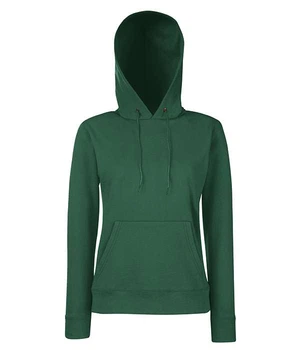 Толстовка женская Fruit of the Loom Classic hooded sweat XL Темно-зеленый (062038038XL)