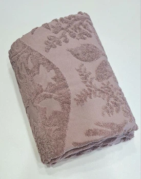 Простирадло махрове Parisa Home 200*220 Пудрова троянда