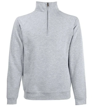 Толстовка Fruit of the Loom Classic zip neck sweat S Серый (062114094S)