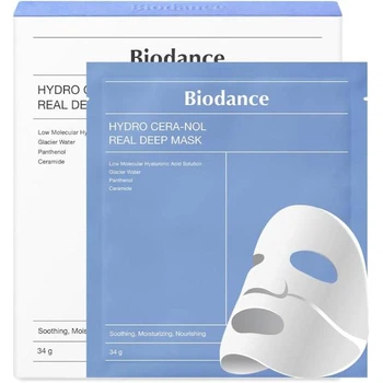 Ночная гидрогелевая маска с церамидами Biodance Hydro Cera-Nol Real Deep Mask Упаковка (4 шт)