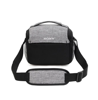 Сумка для фотоаппарата Sony универсальная 23x13x19см Средняя Черная с серым ( код: IBF076SB3 )