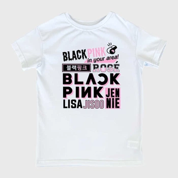 Подростковая футболка для девочки Спиногрыз Black pink написи №10-00590 140 см Белая (ROZ6501031105)