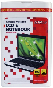 Chusteczki jednorazowe Logo na LCD notebooki 50 szt (8590274201279)