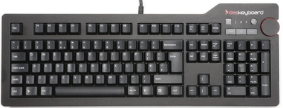 Klawiatura przewodowa Das Keyboard 4 Professional Cherry MX Brown USB Black (DKPKDK4P0MNS0UUX)