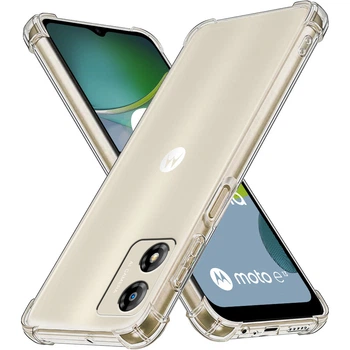 Противоударный прозрачный чехол для Motorola Moto E13