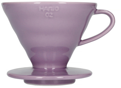 Dripper Hario V60-02 Ceramiczny Fioletowy (4977642730908)