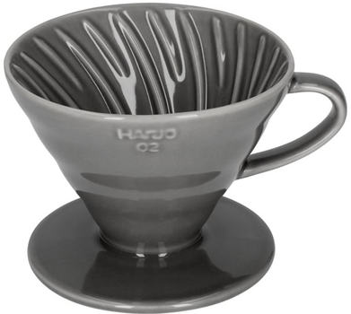 Dripper do kawy Hario V60-02 Ceramiczny Szary (4977642727946)