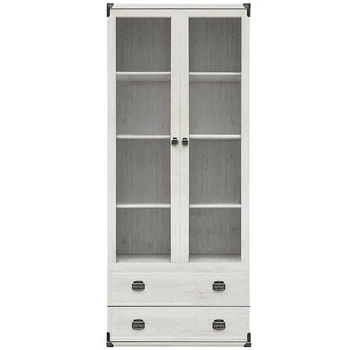 Витрина Индиана BRW (Black Red White) JWIT2D2S/80 Сосна аризонская 80х40х195 см