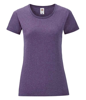 Футболка Fruit of the Loom Ladies Iconic T 2XL Фиолетовый Меланж (0614320HP2XL)