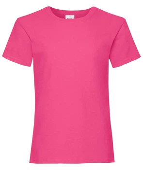 Футболка Fruit of the Loom Valueweight girls 116 Малиновый (061005057116)