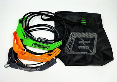 Эспандеры лыжника с ручками EasyFit набор 3 шт 1-40 кг эспандер боксера (EF-EBLP-140)