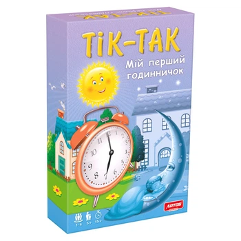 Дитяча розвиваюча гра "Тік-Так" 0819 перший годинник 4160099