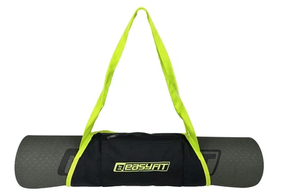 Чехол для йога-коврика EasyFit Салатово-черный (EF-YB38-Gr)
