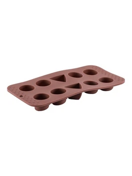 Силиконовая форма для конфет Gipfel GP-2132 21х10 см коричневая 4726591