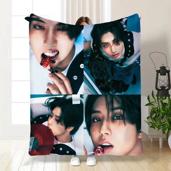 Плед 3D Stray Kids collage №1 3378_B 15796 135х160 см 4714683