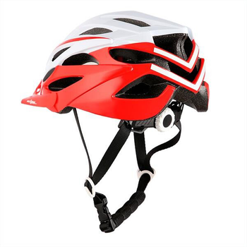 Kask Nils Extreme MTW210 L 59 - 65 cm Biało-Czerwony (5907695503050)