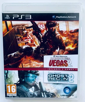 Tom Clancy's: Rainbow Six Vegas 2 + Ghost Recon Advanced Warfighter 2, англ. - диск для PlayStation 3, Б/У