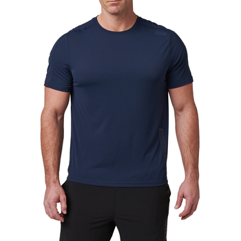 Футболка тактическая потоотводящая 5.11 Tactical® No Mercy PT-R Short Sleeve Top M Pacific Navy