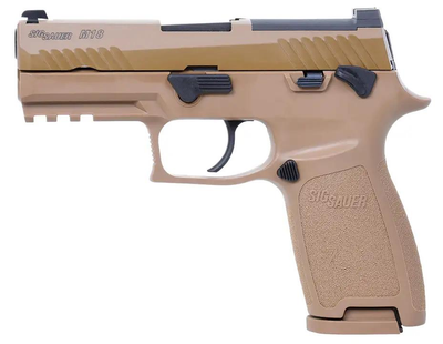 Страйкбольний пістолет Sig Sauer Air ProForce P320-M18 Green Gas. кал. 6 мм ВВ. Tan (16250220)