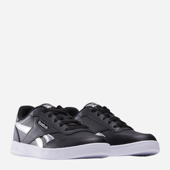 Sneakersy damskie do kostki Reebok Court Advance 100202591 40.5 (7UK) Czarny/Srebrny (1200143820421)