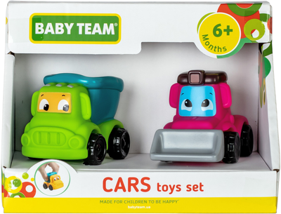 Набор игрушек Baby Team Машинки с самосвалом (8603_набір з самоскидом)