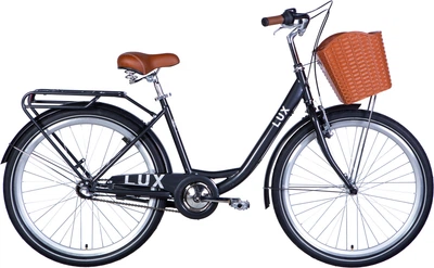 Велосипед Dorozhnik LUX плаНет ST 26" 17" 2024 Темно-серый (OPS-D-26-253)