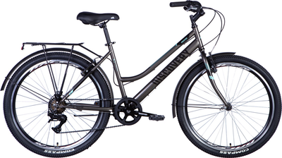 Велосипед Discovery Prestige Woman Vbr ST 26" 17" 2024 Серый (OPS-DIS-26-591)