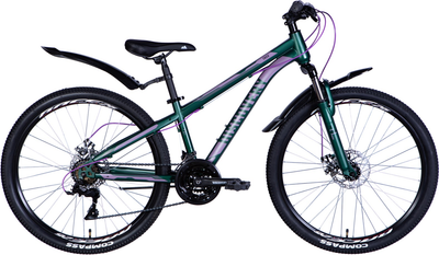Велосипед Discovery Trek AM DD ST 26" 13" 2024 Зелений (м) (OPS-DIS-26-556)