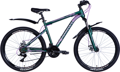 Велосипед Discovery Trek AM DD ST 26" 18" 2024 Зелений (м) (OPS-DIS-26-566)