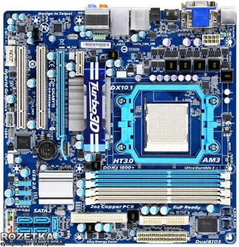 Материнская Плата Gigabyte GA-880GM-UD2H (SAM3, AMD 880G, PCI-Ex16.