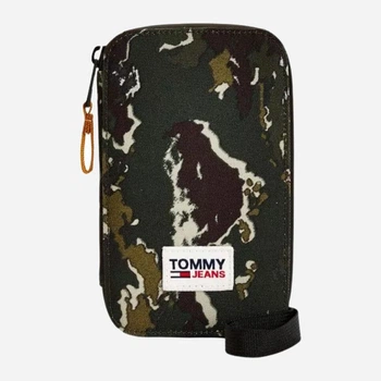 Сумка кросс-боди через плечо мужская тканевая Tommy Hilfiger 347969730 Зеленая (1159808792)