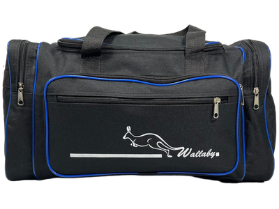 Дорожная сумка Wallaby на три отделения 2686 черная Wallaby