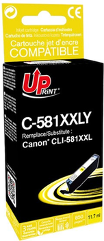 Tusz do drukarek UPrint CLI-581Y XXL do Canon 11.7 ml Yellow (C-581XXLY)