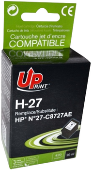 Картридж UPrint C8727AE для HP 20 мл Black (3584770880286)