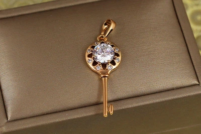 Кулон Xuping Jewelry английский ключ 3,2 см золотистый
