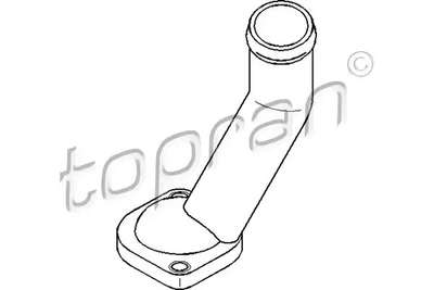 Флянец системы охлаждения SKODA OCTAVIA, AUDI A3, TOPRAN (108189)