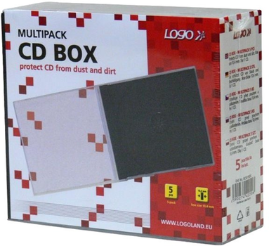 Box na płytę CD Logo 5 szt (8590274422506)