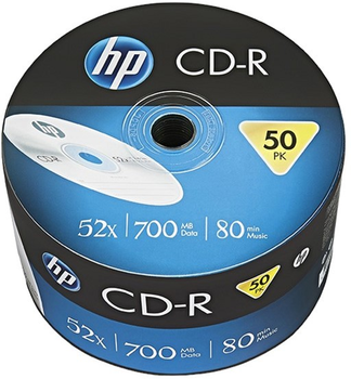 Диск HP CD-R Non-rewritable 700 Мб 52X 80 хв 50 шт (4710212142189)