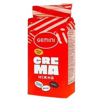 Кофе молотый Gemini Crema Нежный 0,25кг