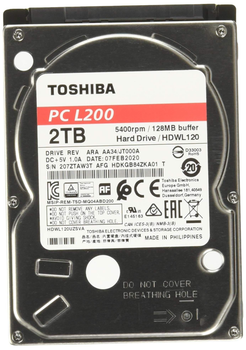 Жорсткий диск Toshiba 2.5 2Tb (HDWL120UZSVA)