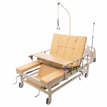 Механічне медичне функціональне ліжко з туалетом MED1-H05 (широке ложе)