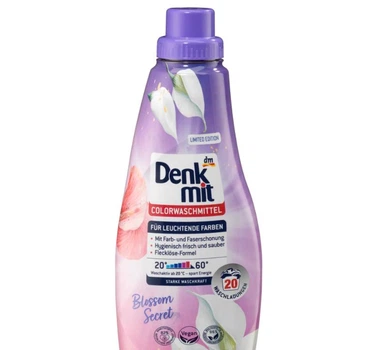 Гель для стирки цветного белья Denkmit Color Blossom Secret 1,1 л яркость цвета и аромат цветов в каждой стирке