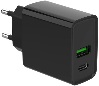 Ładowarka Gembird PD 20W USB-A + Type-C (TA-UC-PDQC20-01-BK)