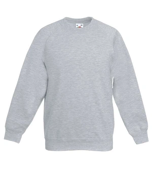 Реглан Fruit of the Loom Classic raglan sweat kids 152 Сірий (062039094152)