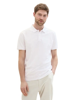 Поло Tom Tailor Basic Polo Shirt L Білий 1031006ХХ13308