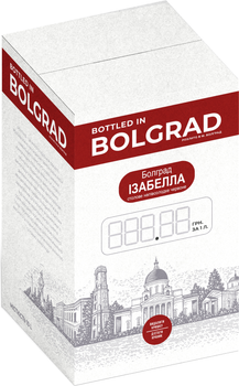 Вино Bolgrad Ізабелла Болград червоне напівсолодке 10 л 9-12% bag-in-box (4820013030902)