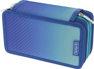 Пенал с наполнением 31 предмет Herlitz Triple Dip Dye Blue (50046348)