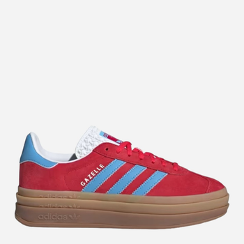 Sneakersy damskie na platformie adidas Originals Gazelle Bold W IE0421 41.5 Czerwone (4066764972805)